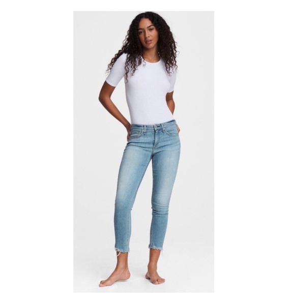 Rag & Bone Cate Mid-Rise Ankle Skinny Jeans in Harper. - Picture 3 of 13